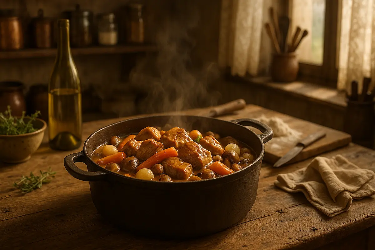 sauté de veau grand-mère
