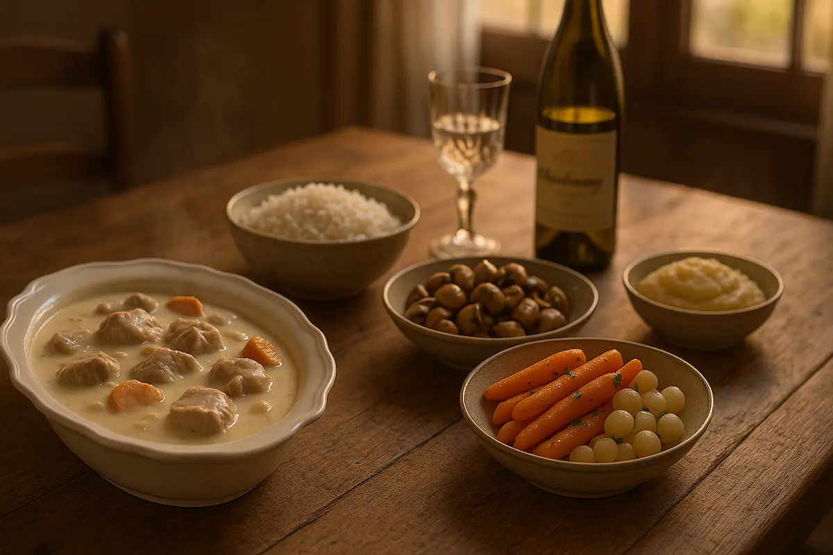 accompagnement pour blanquette de veau