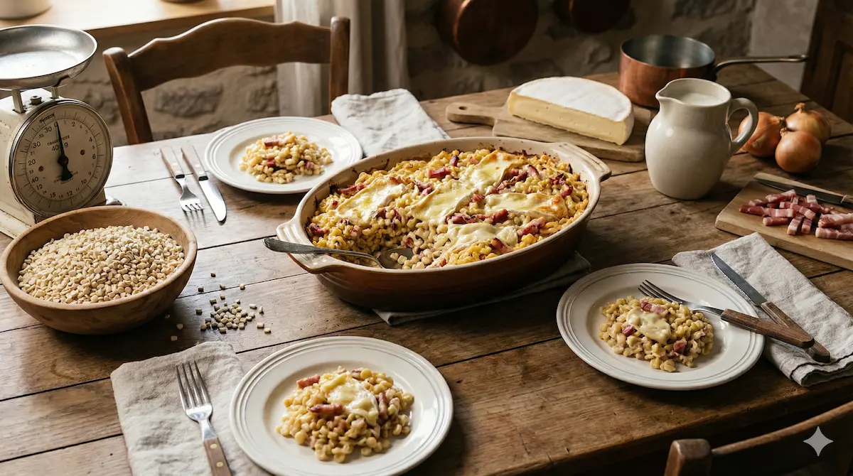 Combien de crozets pour 4 personnes