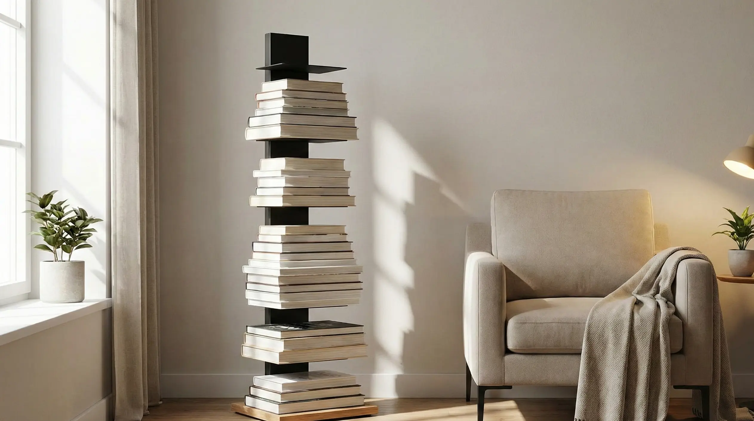 book stacker