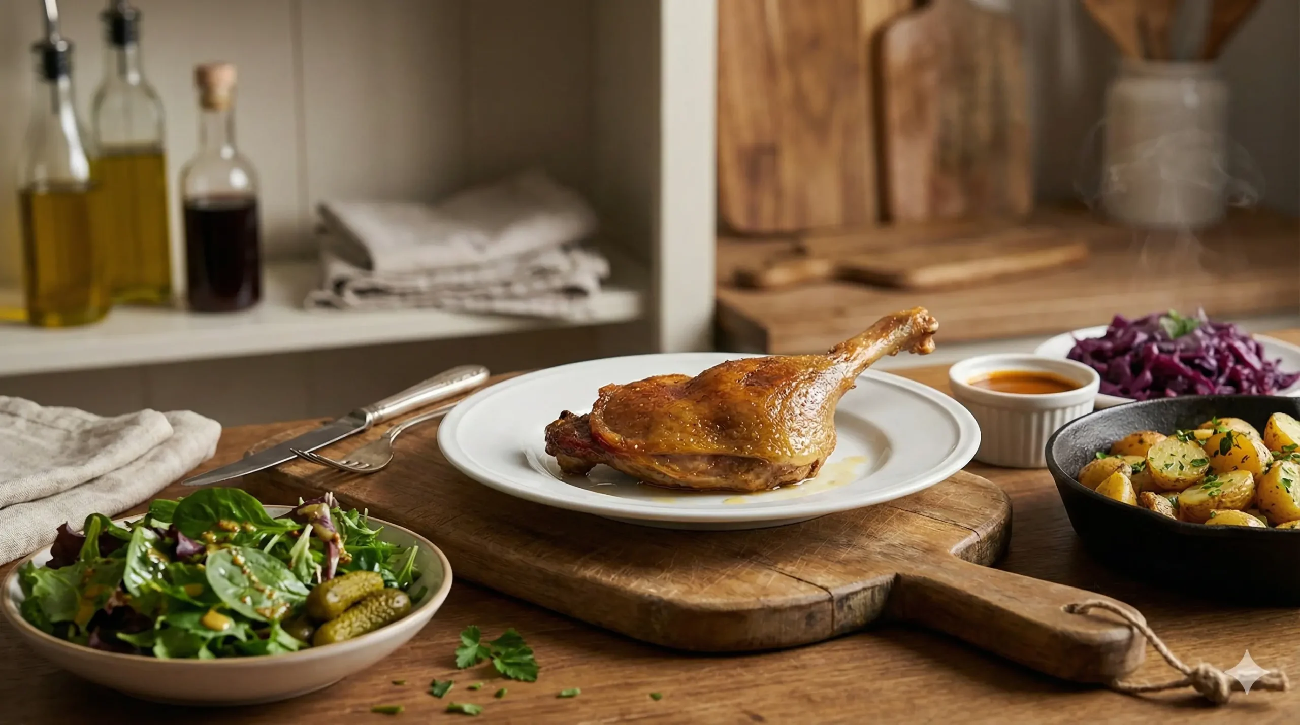 accompagnement confit de canard