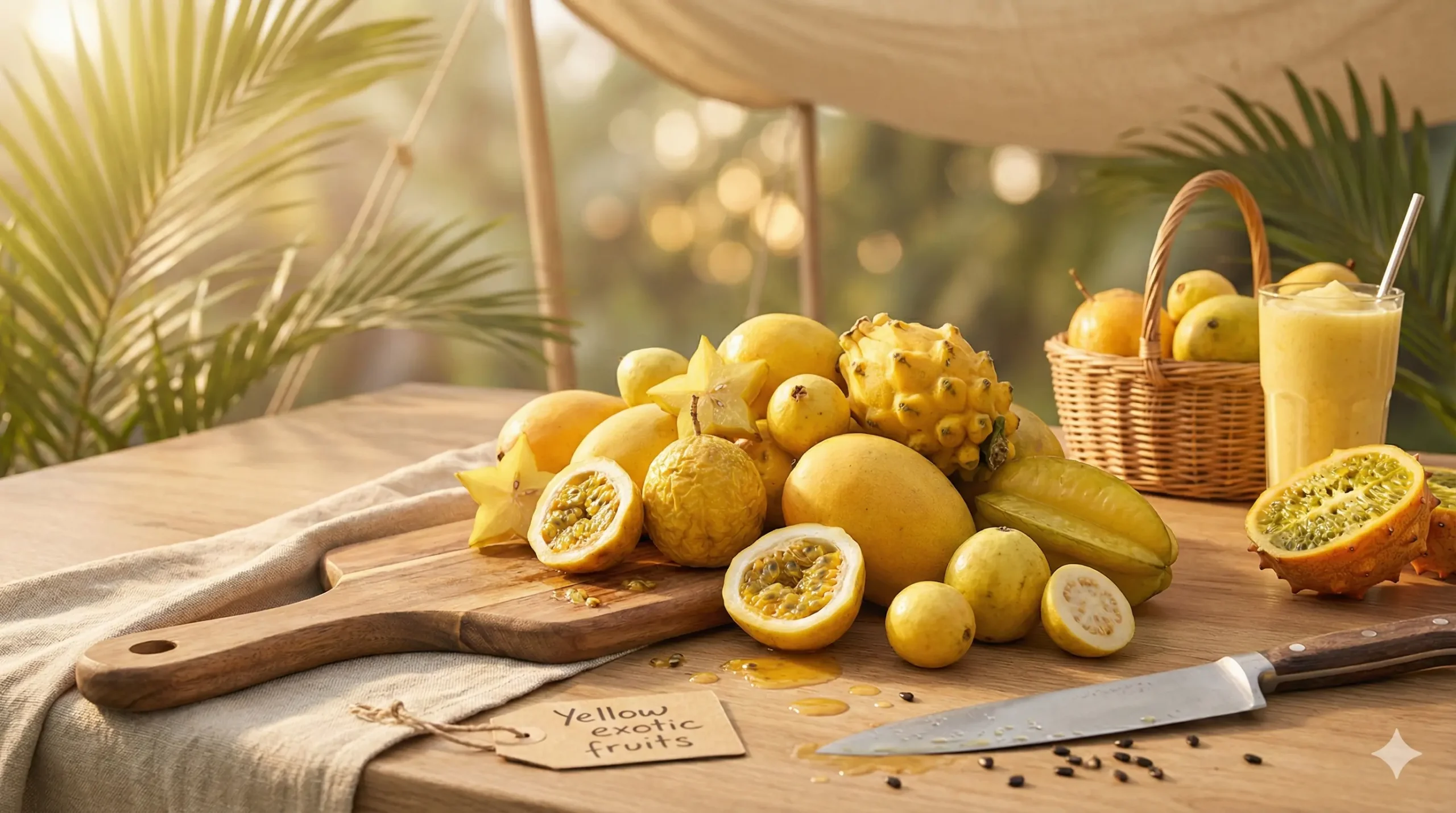 fruit exotique jaune