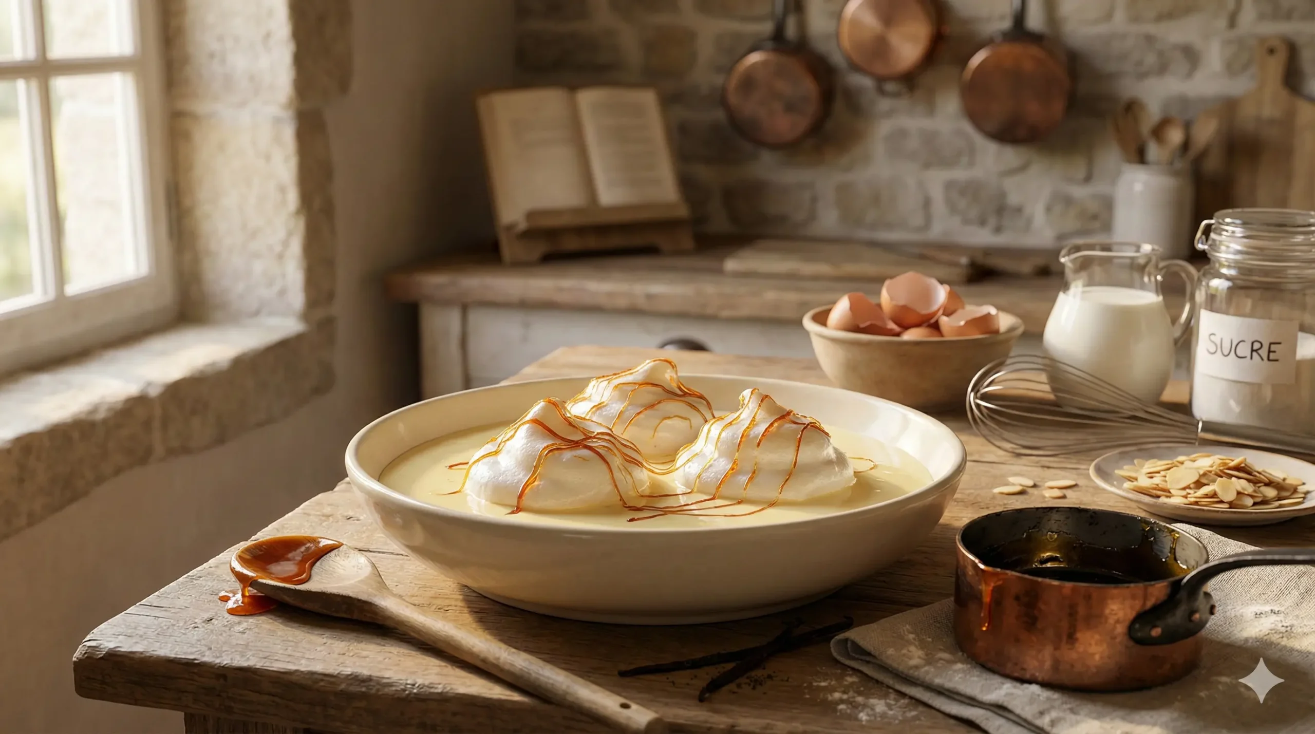 île flottante recette de grand mère