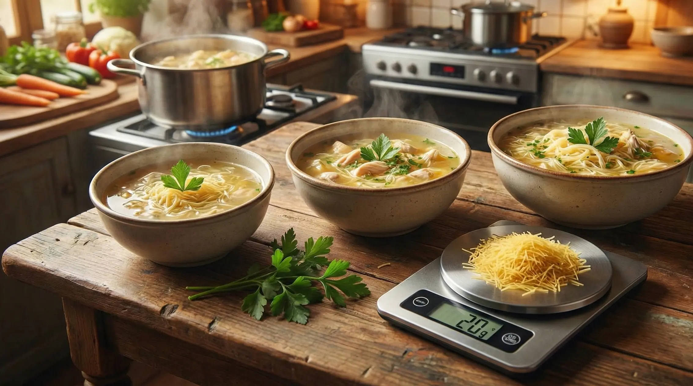 quelle quantité de vermicelle par personne