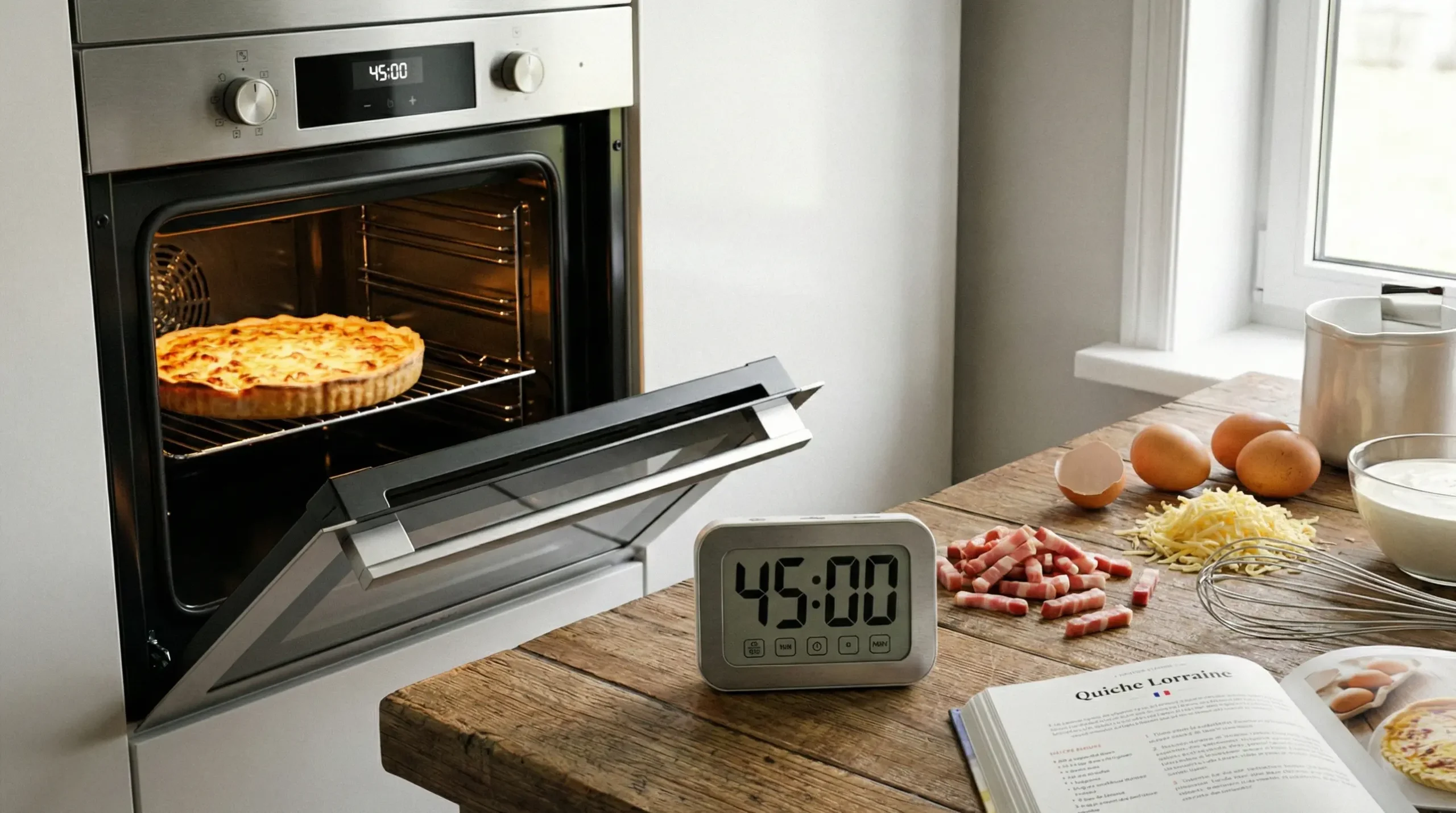 temps de cuisson quiche lorraine