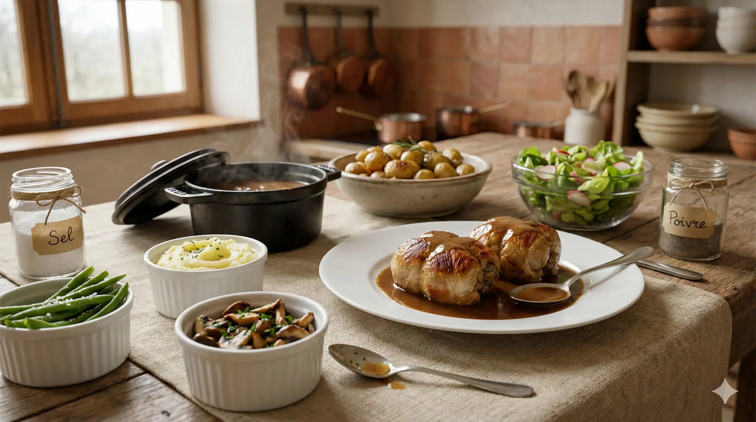 accompagnement paupiette de veau