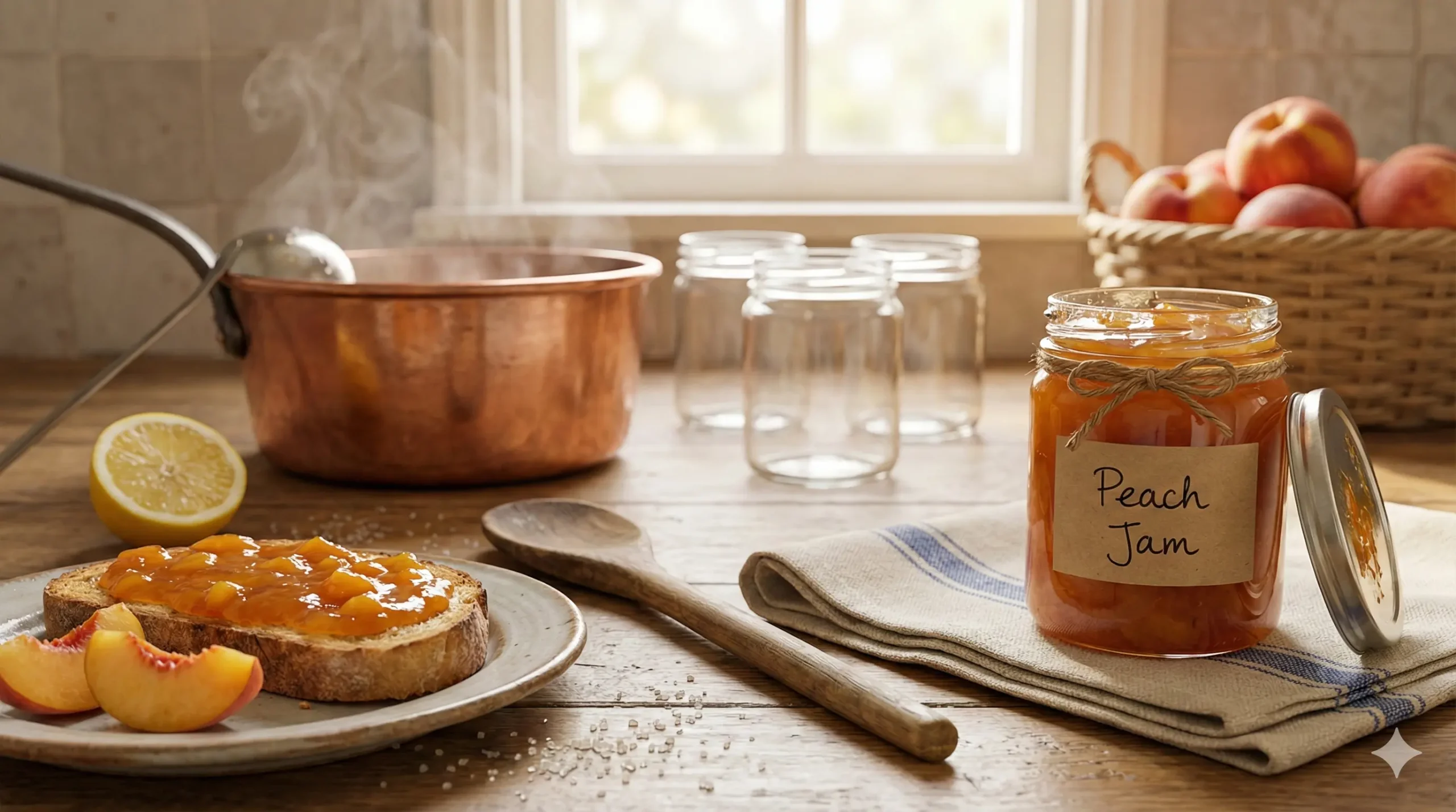 confiture de pêches recette de grand-mère