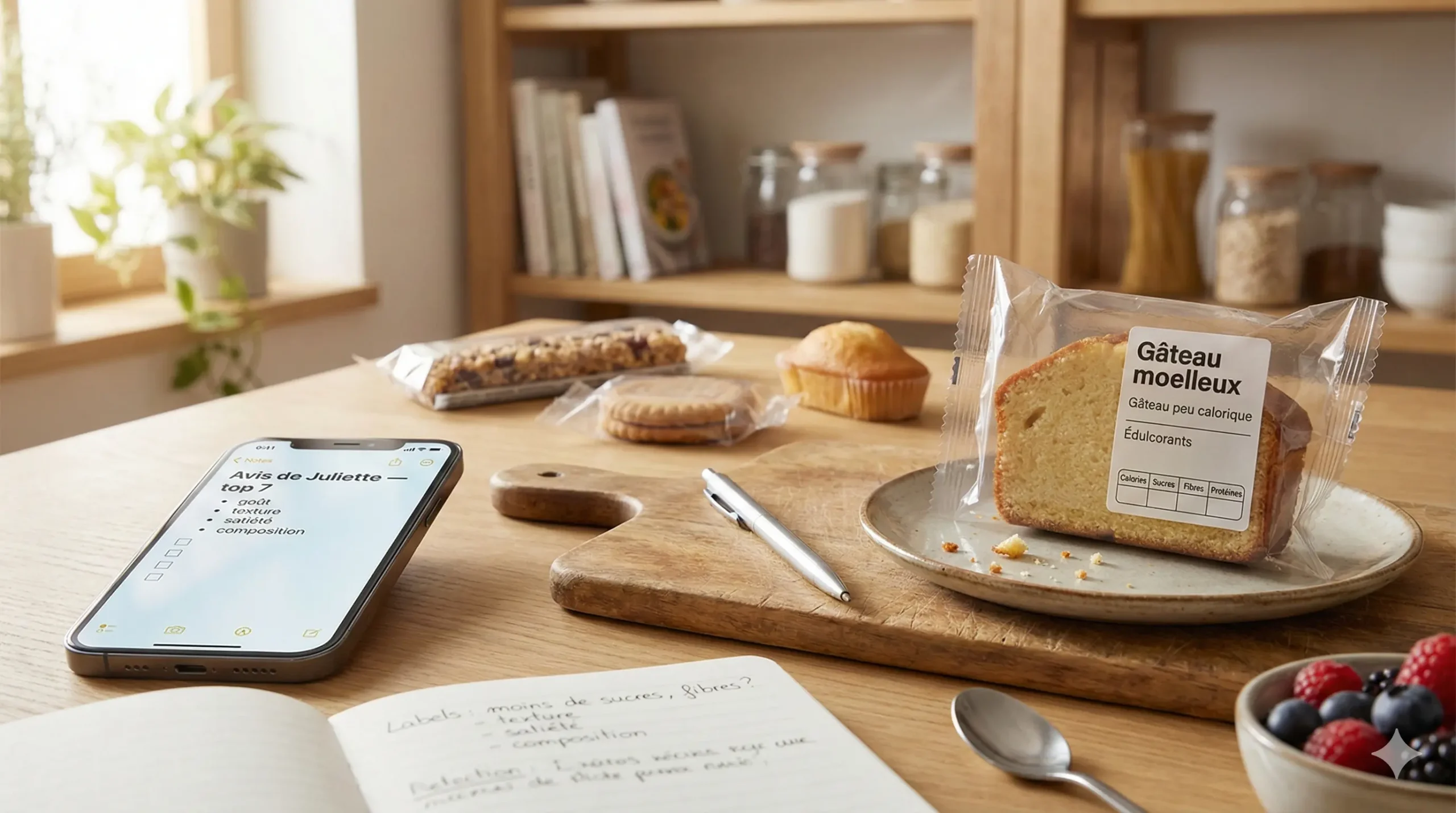 gateau peu calorique industriel avis juliette