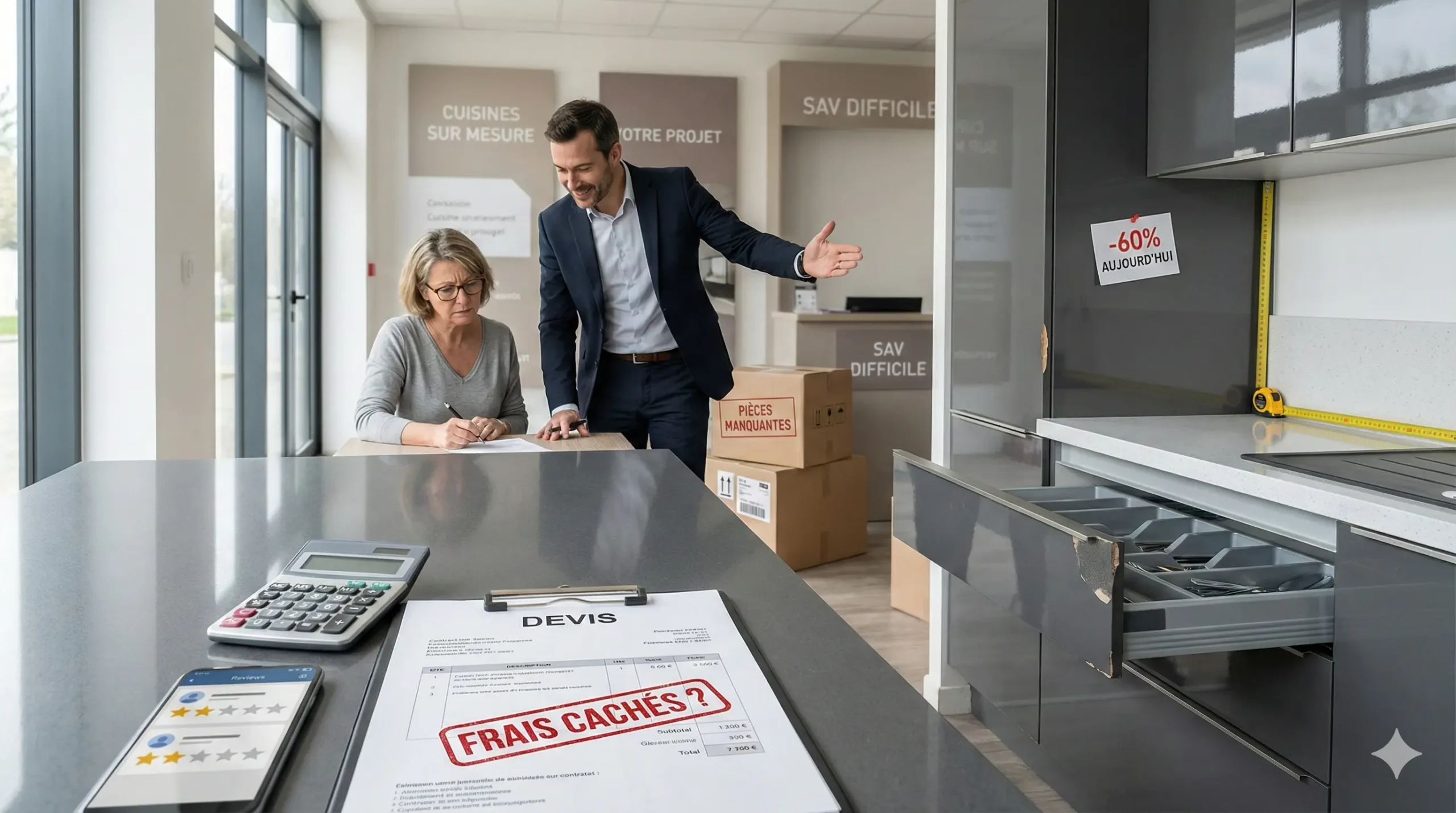 les cuisinistes à éviter