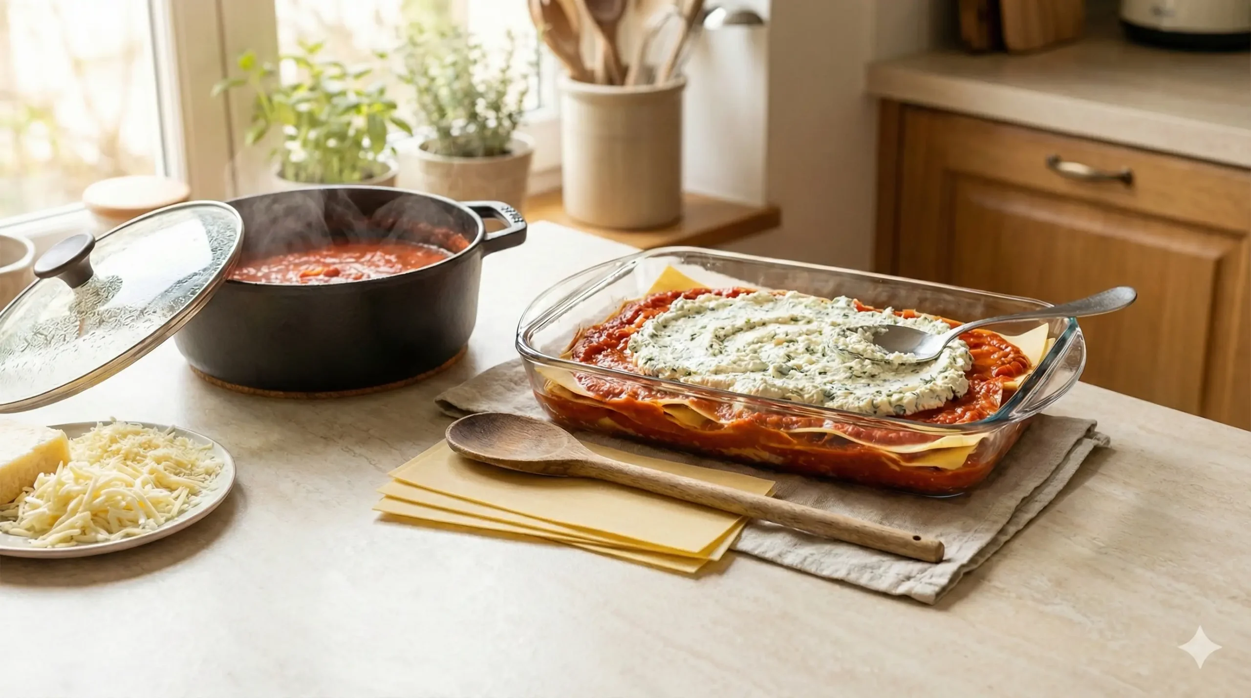 par quoi remplacer la béchamel dans les lasagnes