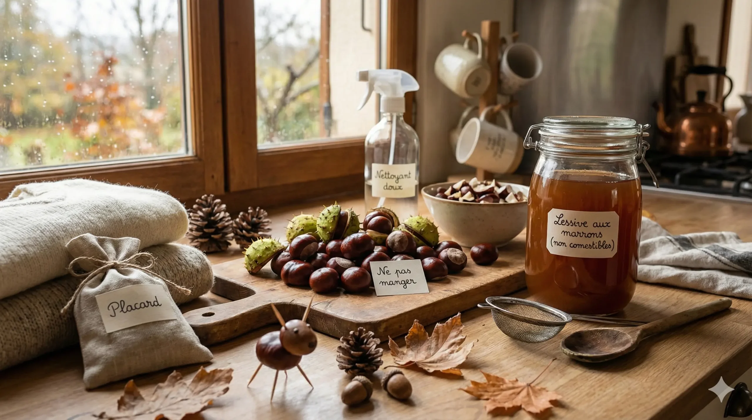 que faire avec des marrons non comestibles