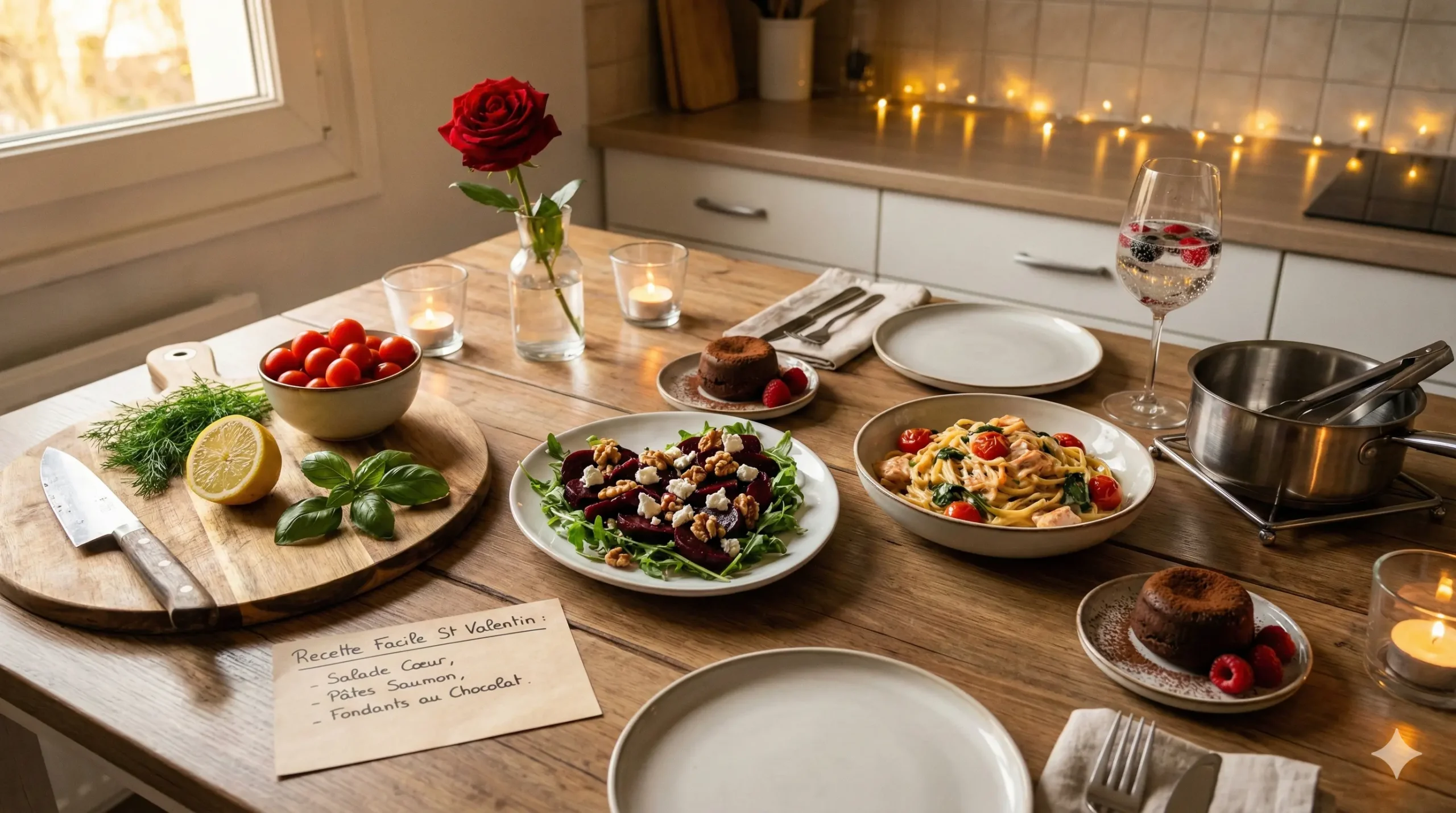 recette facile saint valentin