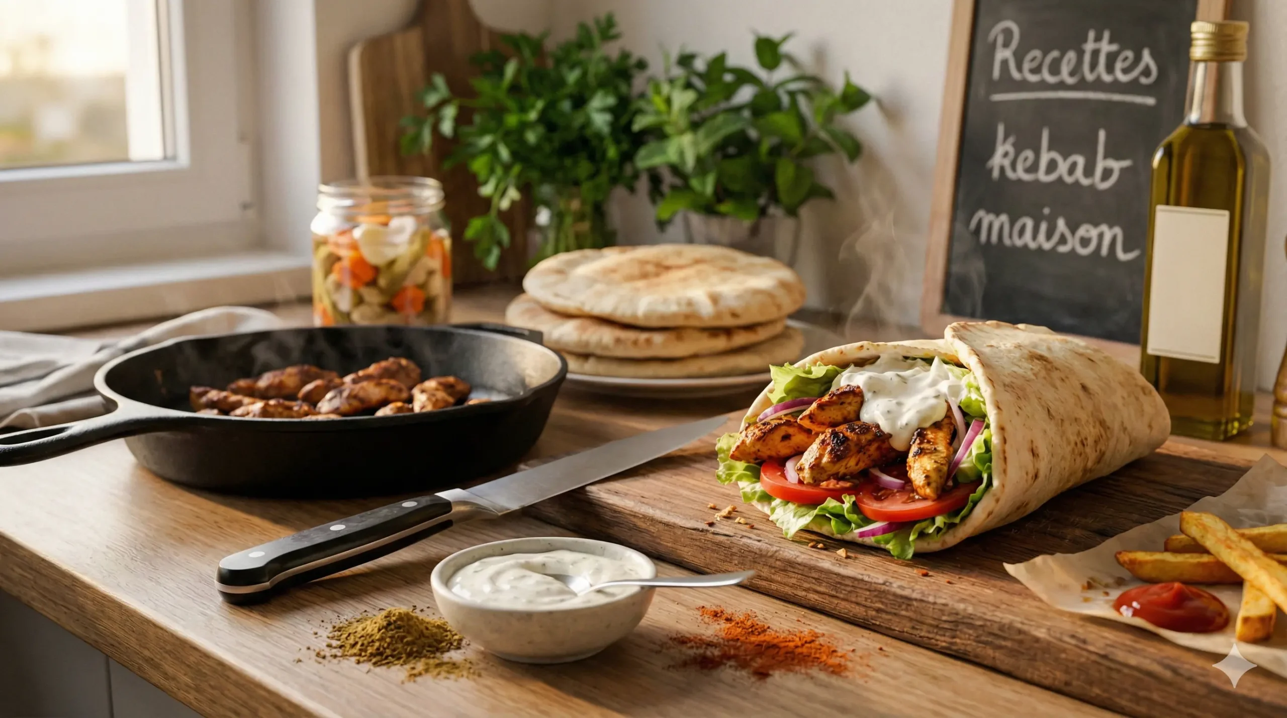recettes kebab maison